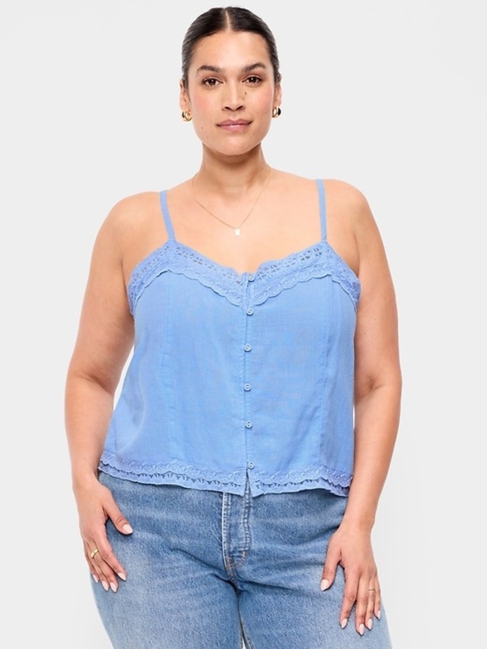 Old Navy Lace Trim Cami Top